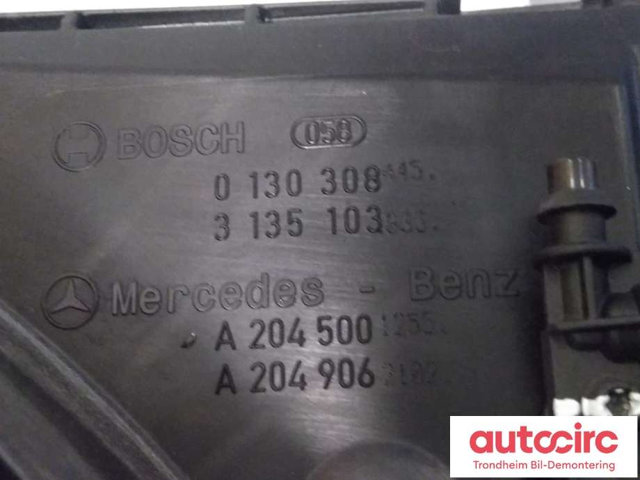 Kjølevifte elektrisk til Mercedes GLA 2014-2020 (X156) (X156) (BOSCH|A2045001255|A2049062102|0130308| 3135103)