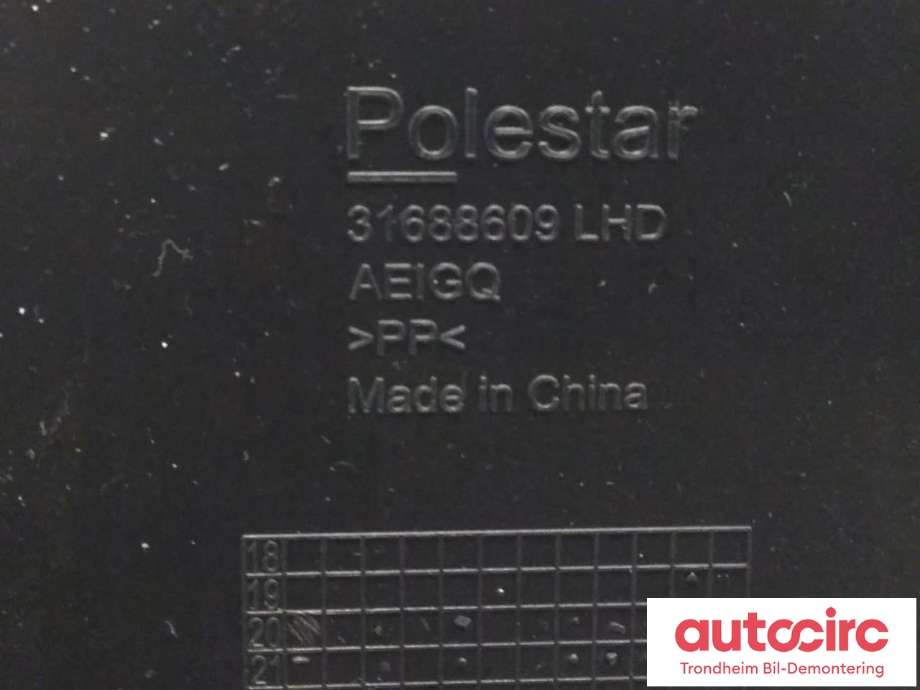 Hanskerom til Polestar 2 2020-->>  (POLESTAR|32372442|31688609|)
