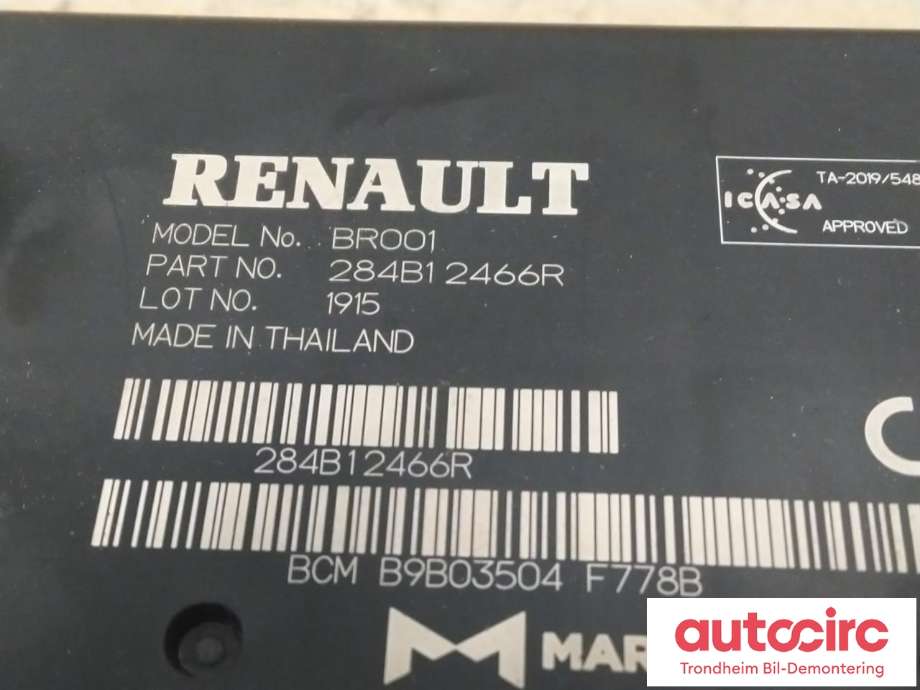 Styreenhet comfort (BCM) til Mercedes Citan 2021-->> (W420) (W420) (MARELLI|284B12466R|A4209006406|A 420 900 64 06)