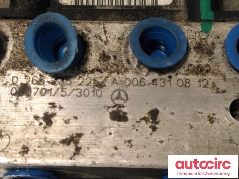 ABS sentral til Mercedes B-Klasse 2005-2008 (Fase 1) (W245) (W245) (BOSCH|A0064310812|A0064310912|A0064313912| A0064310212| A0064316412)