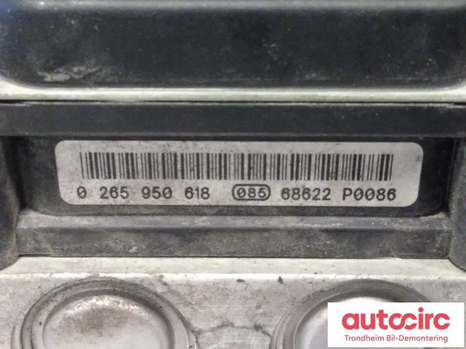 ABS sentral til Mercedes B-Klasse 2005-2008 (Fase 1) (W245) (W245) (BOSCH|A0064310812|A0064310912|A0064313912| A0064310212| A0064316412)