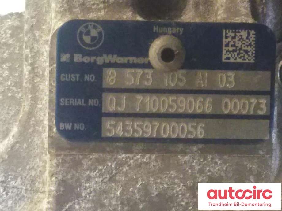 Turbo til Mini Countryman 2010-2016 (R60) (R60) (BORG WARNER|9700056|54359700056|11658573106)
