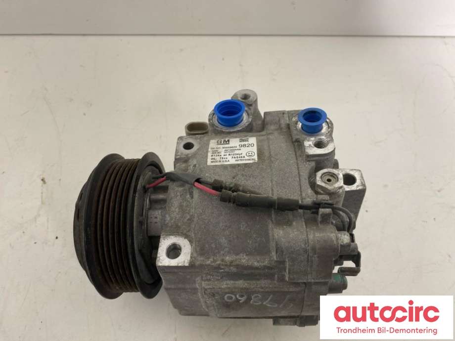 Aircondition kompressor til Opel Mokka 2012-2016 (Type I, Fase 1)  (..|95370312| 42698422| 94517800|39060685| 39158158| 95522202|95522247| 95528112| 95059820)