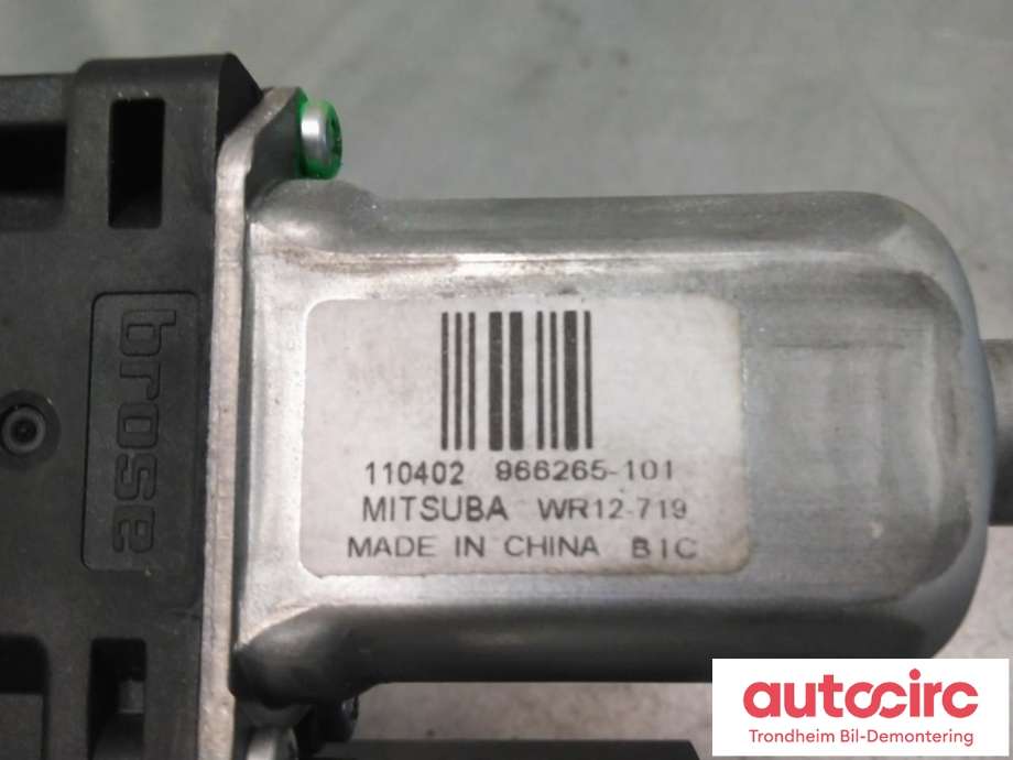 Ruteheis, kun motor, høyre bak til Volvo V60 2010-2013 (Type I, Fase 1)  (..|966265101|31253063|)