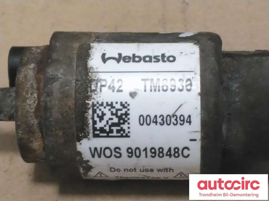 Dieselvarmer til Mercedes Sprinter 2018-->> (907/910) (907/910) (WEBASTO|9019848C|)