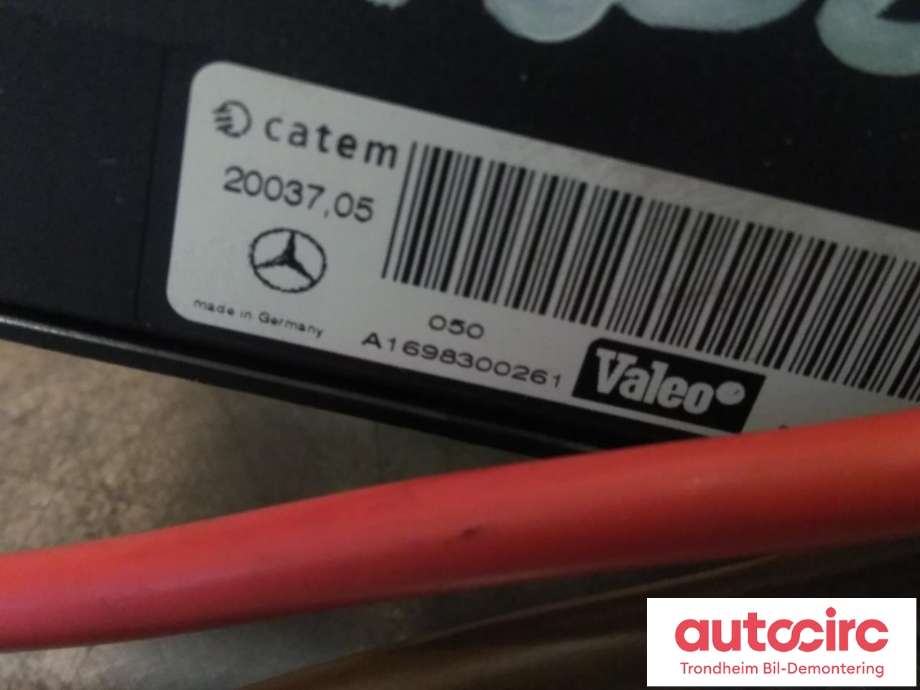 Varmeapparat ekstravarmer til Mercedes B-Klasse 2005-2008 (Fase 1) (W245) (W245) (VALEO|A1698300261|A1698300861|)