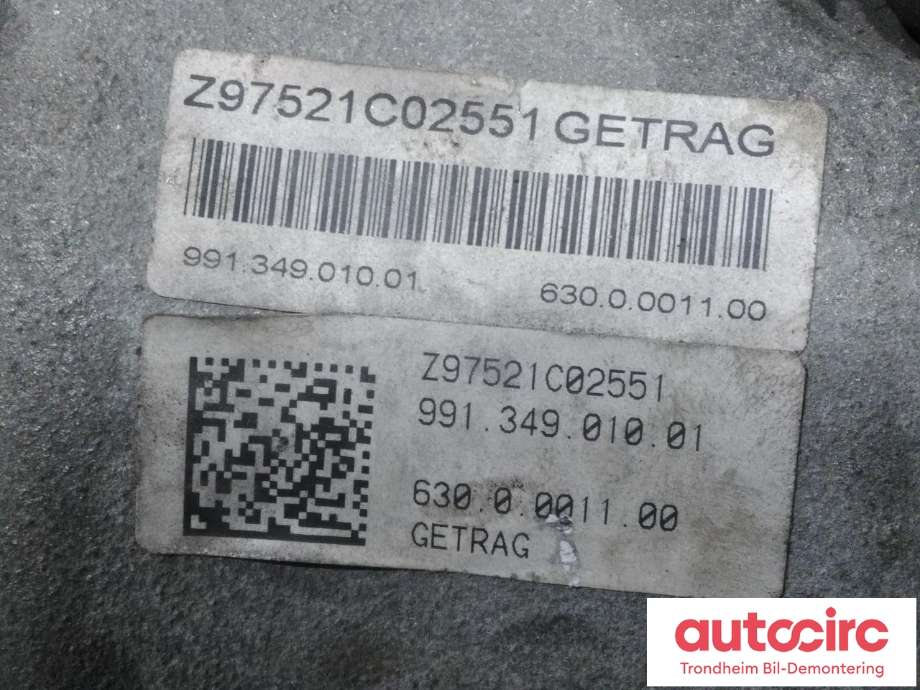 Kardang klokke foran til Porsche 911 2012-2019 (991) (991) (..|99134901001|991 349 010 01|)