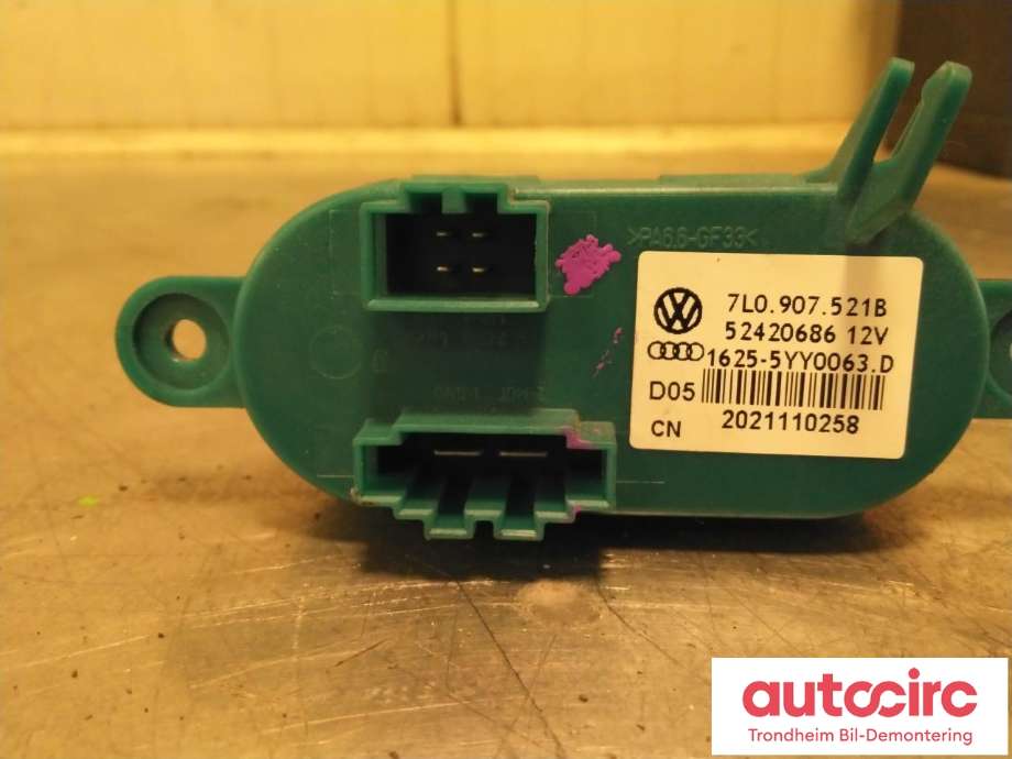 Varmeapparat motstand til VW Sharan 2010-->> (Type II) (..|7L0907521B|7L0 907 521 B|)