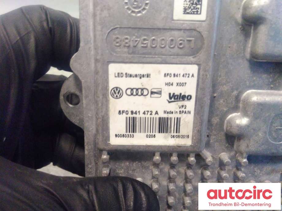 Styreenhet LED til VW Golf VII 2012-2017 (Fase 1)  (VALEO|8F0941472A|5F0941472A|)