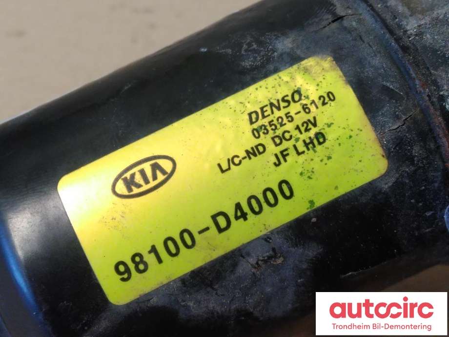 Viskermotor frontrute til Kia Optima 2017-2020  (DENSO|98100-D4000|98110-D4000|98110D4000| 98100D4000| 03525-6120)