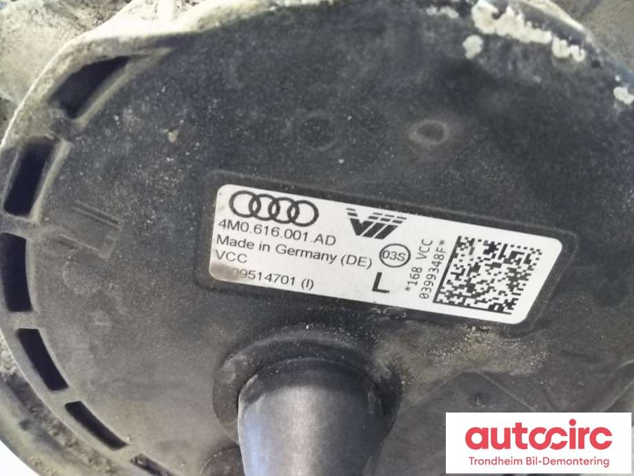 Fjær bak nivå luftpute/belg til Audi e-tron 2018-->>  (VENSTRE|4M0616001AD|4M0616001AK|4M0 616 001 AD| 4M0 616 001 AK)
