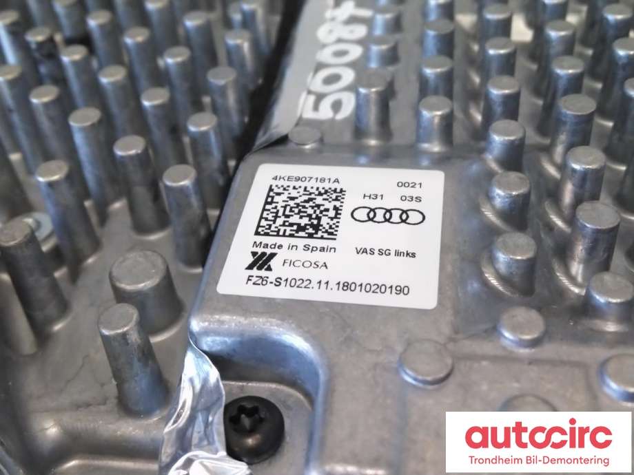 Styreenhet diverse til Audi e-tron 2018-->>  (..|4KE907181A|4KE907181B|)