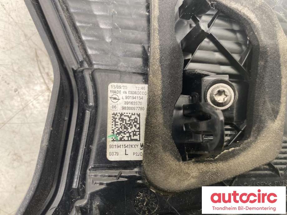 Baklykt venstre indre til Opel Corsa-e 2019-->> (VALEO|9830097880|)