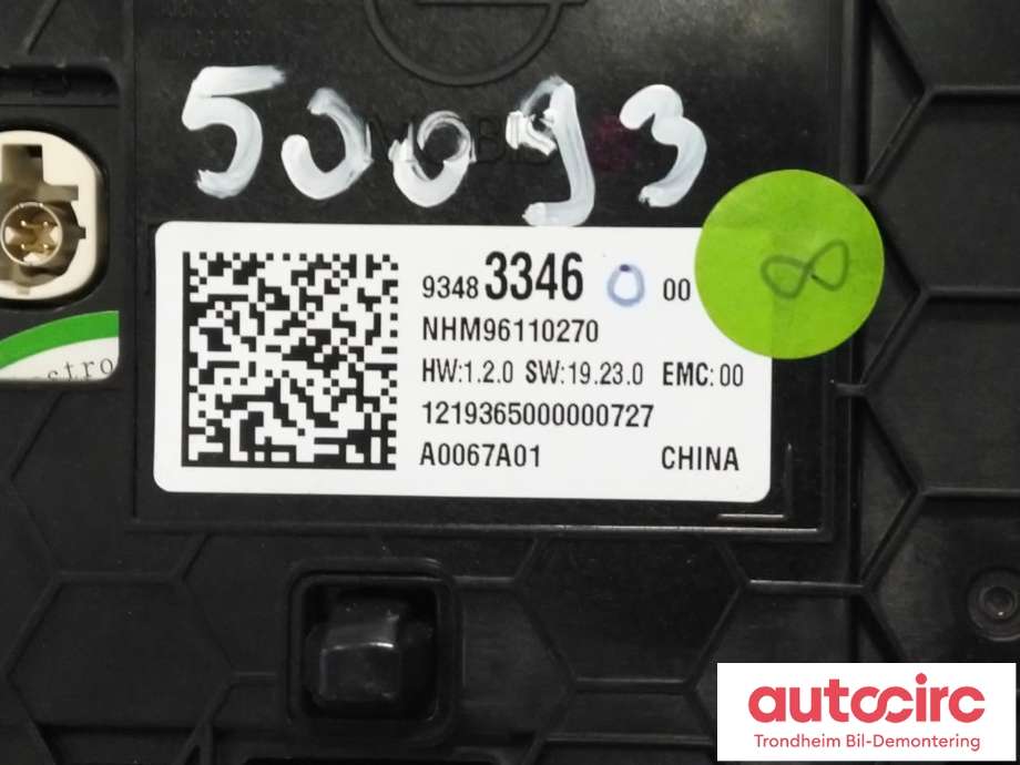 Bilstereo navigasjon skjerm til Opel Corsa-e 2019-->> (..|9348334600|)