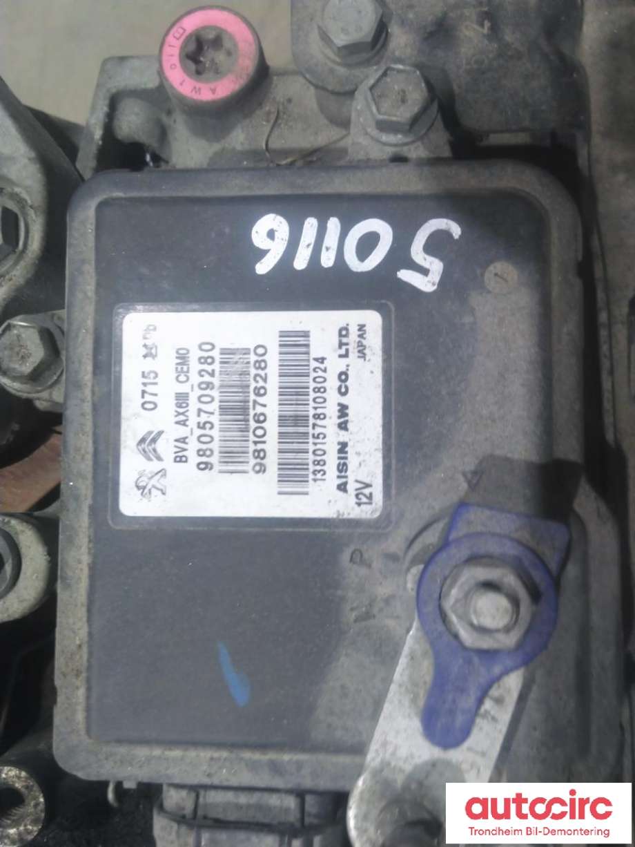 Girkasse automat til Peugeot 308 2013-2021 (Type II) (AISIN AW|9810676280|1637309980|TF-71SC| AT6)