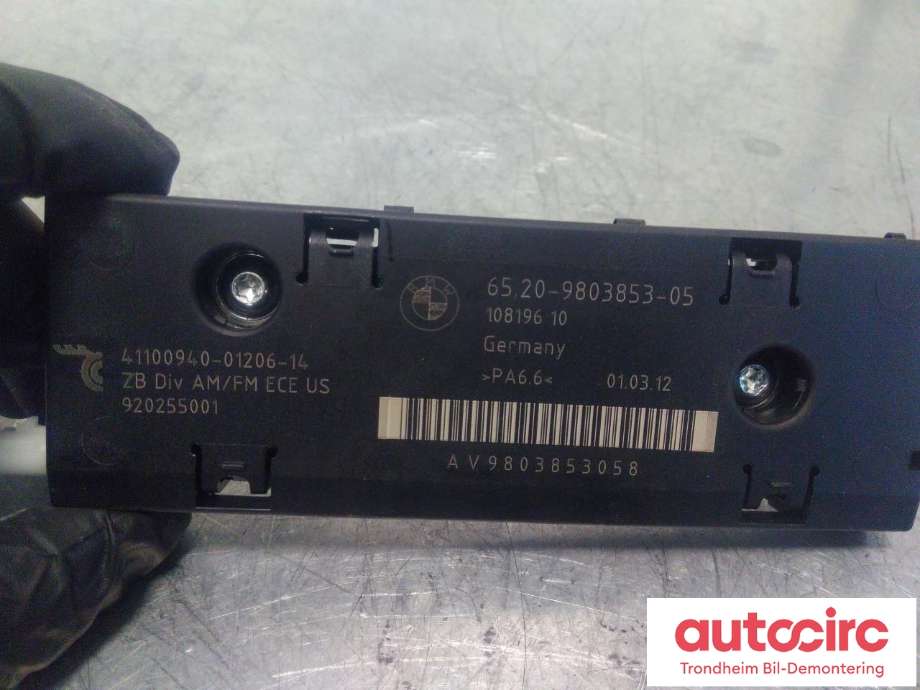 Antenne forsterker til Mini Countryman 2010-2016 (R60) (R60) (...|65209803853|65209812999|9812999)