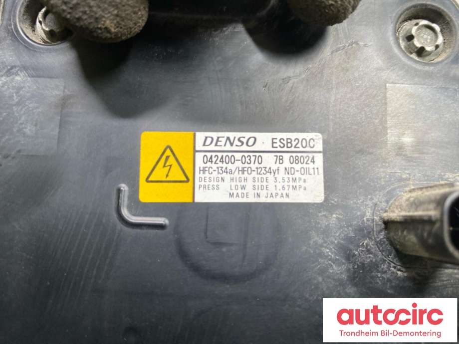 Aircondition kompressor hybrid til Toyota C-HR 2016-->>  (..|88370-47092|8837047092|)