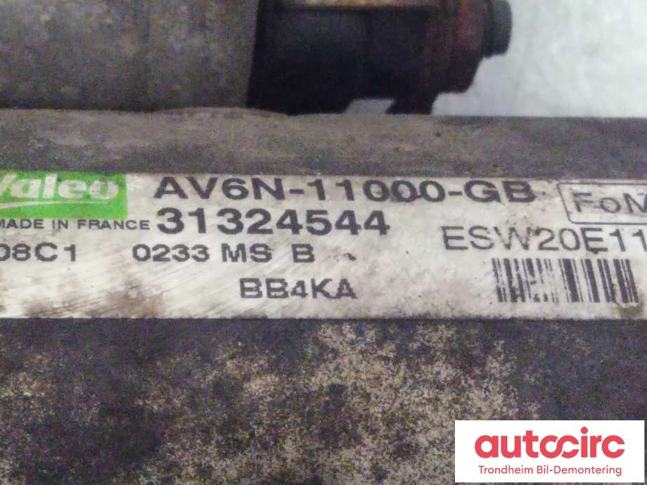 Starter diesel til Ford Focus 2011-2014 (Type III, Fase 1) (VALEO|3M5T-11000-GB|3M5T-11000-CG|2109635)