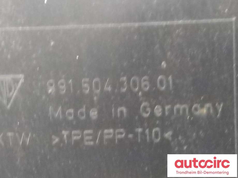 Skjerm locari høyre bak til Porsche 911 2012-2019 (991) (991) (..|99150430601|991 504 306 01|)