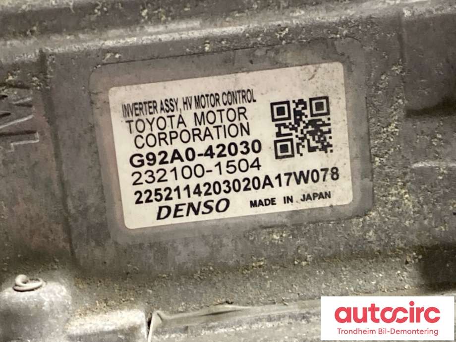 Inverter hybrid til Lexus NX 2014-2021 (Type I) (AZ10) (AZ10) (G92A042050|G9270-48060|)