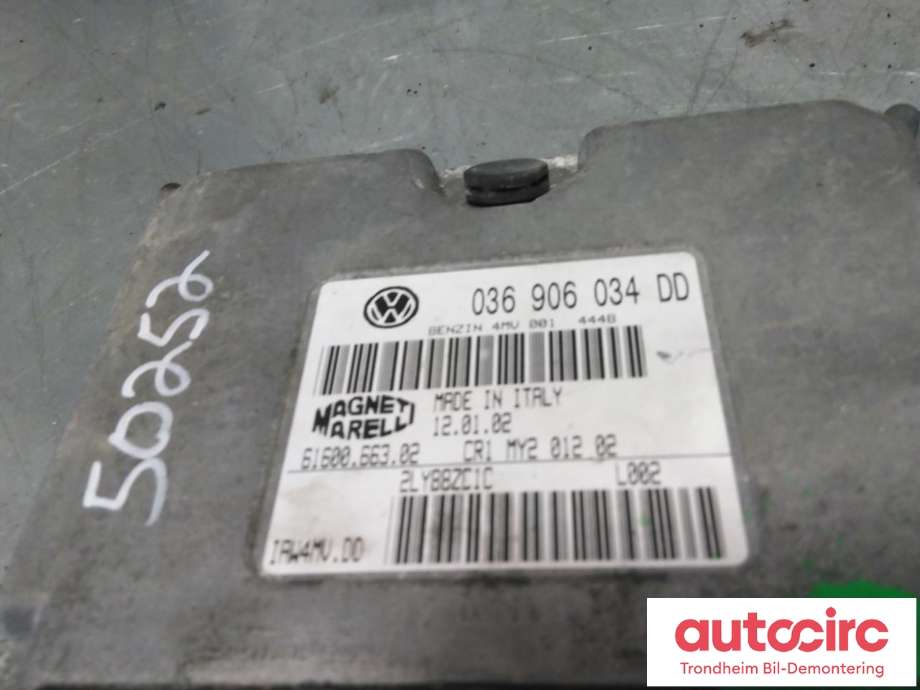 Styreenhet motor til VW Polo 2002-2005 (Type IV, Fase 1)  (MAGNETIMARELLI|036906034DD|036 906 034 DD|)