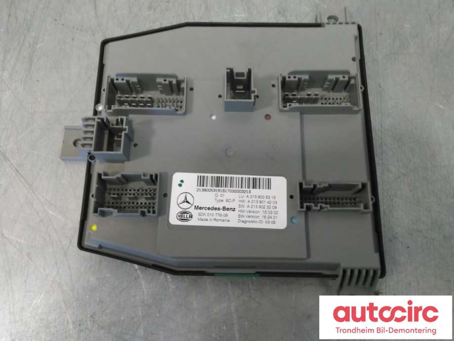 Styreenhet (SAM - Signal Acquisition Module) til Mercedes E-Klasse, 2016-2023 (W213) (W213) (HELLA|A2139005315)