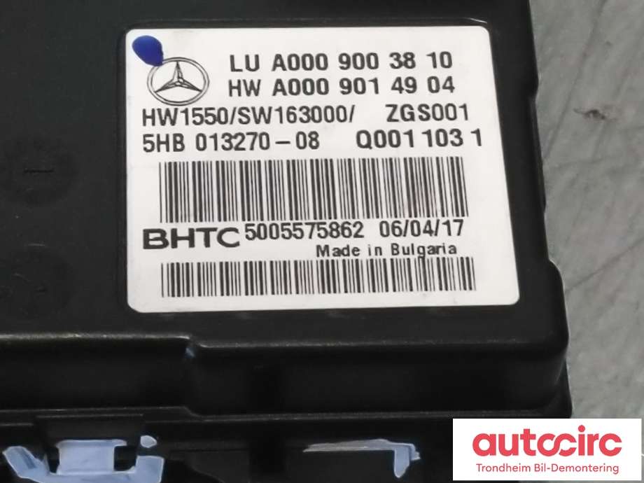 Styreenhet klima/aircondition til Mercedes E-Klasse 2016-2023 (W213) (W213) (BHTC|A0009003810|A0009003013|)