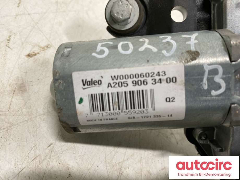 Viskermotor bakrute til Mercedes C-Klasse 2014-2018 (Fase 1) (W205) (W205) (A2059063400|W000060243|)
