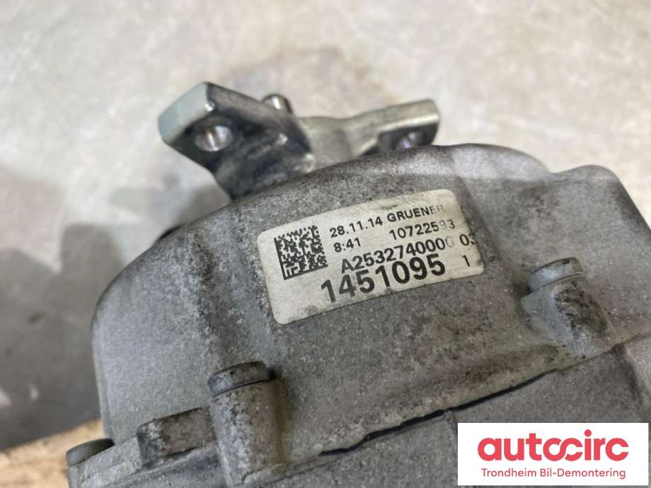 Girkasse 4WD hovedkasse til Mercedes C-Klasse 2014-2018 (Fase 1) (W205) (W205) (7G TRONIC|A2052706801|722965|W7X700| 722.9)