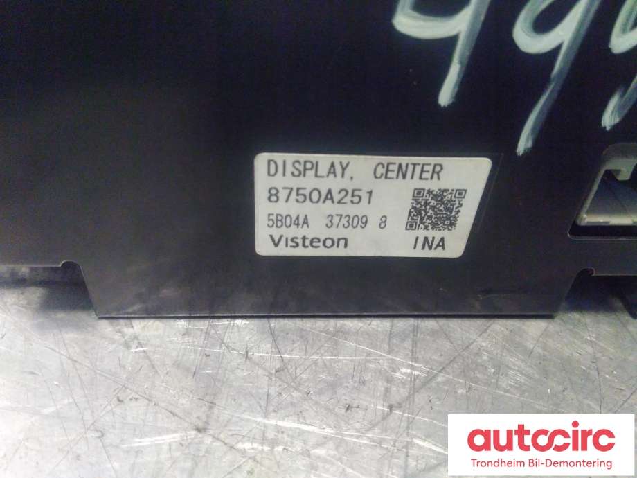 Instrument kjørecomputer til Mitsubishi Pajero 2007-2016 (Type IV, Fase 1)  (...|8750A251|)