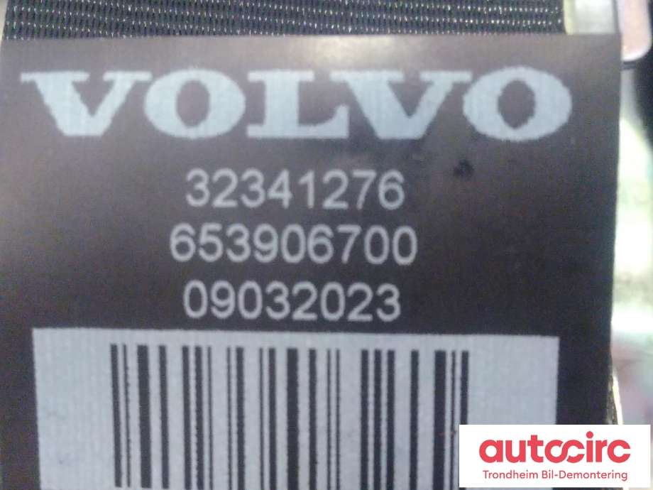 Sikkerhetsbelte bak venstre til Volvo C40 Recharge 2021-2024 (VOLVO|32341276|)