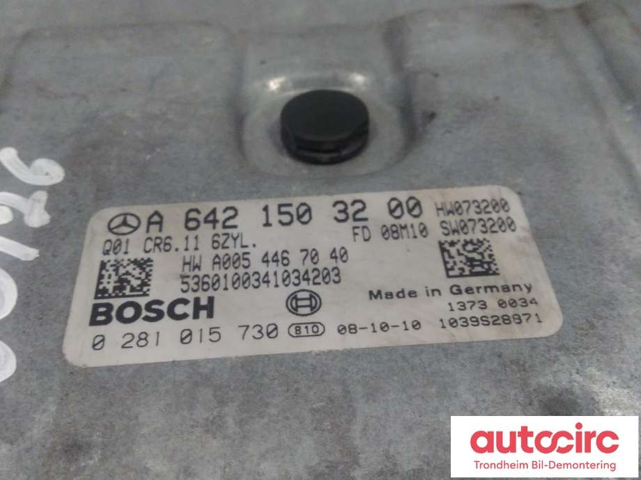 Styreenhet motor til Mercedes GLK 2008-2015 (X204) (X204) (BOSCH|A6421503200|A6429003100|0281015730)