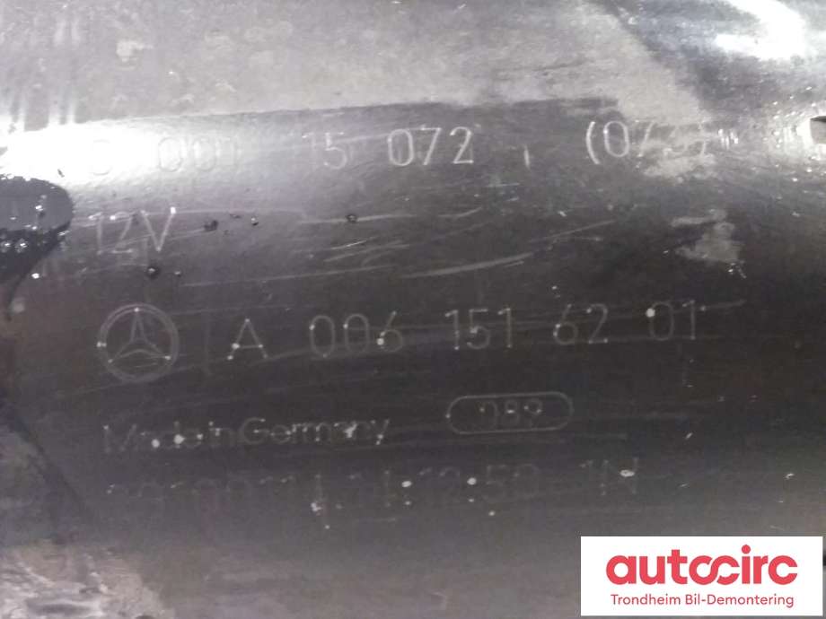 Starter diesel til Mercedes E-Klasse 2009-2013 (Fase 1) (W212) (W212) (BOSCH|A0061516201|A0061519901|0001115072)