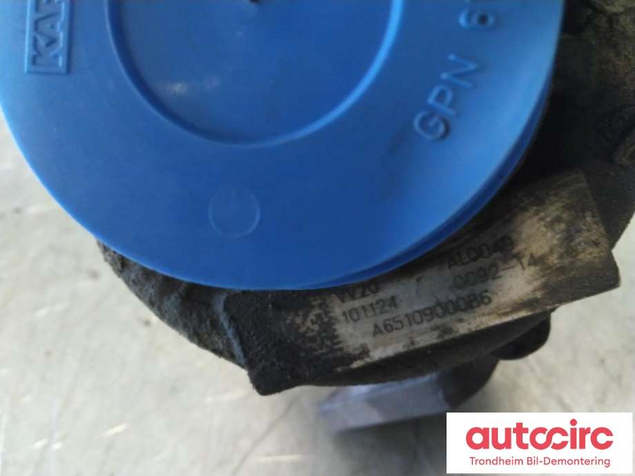 Turbo til Mercedes Vito/Viano 2010-2014 (Fase 2) (W639) (W639) (..|A6510900086|A 651 090 00 86|)