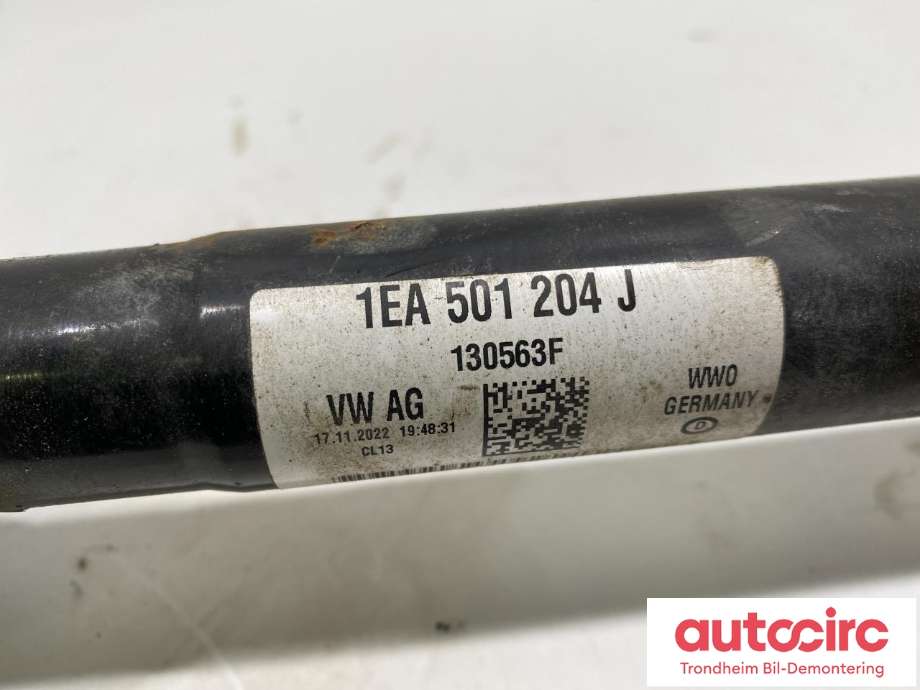 Drivaksel høyre bak, elbil til VW ID.5 2022-->>  (LES INFO|1EA501204J|1EA501202F|1EA 501 202 F| 1EA 501 204 J)