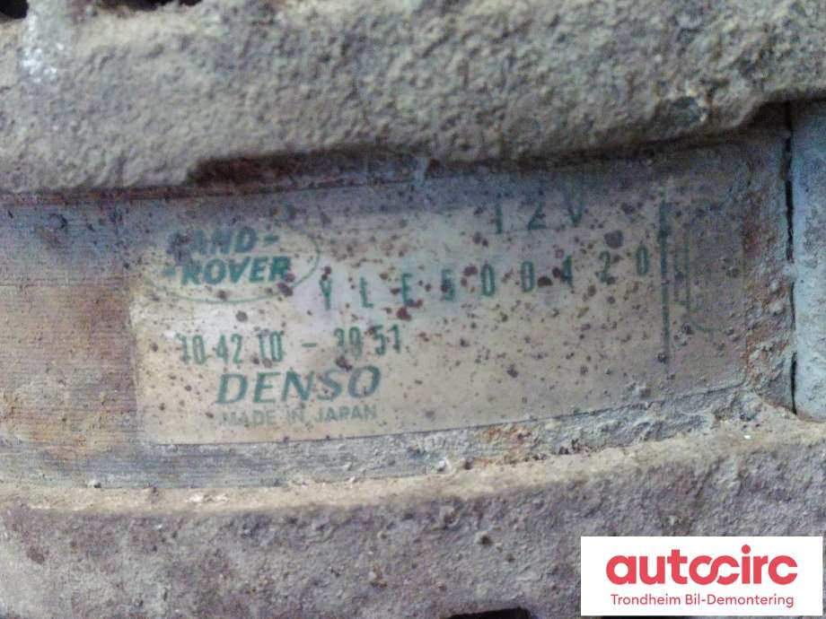 Dynamo diesel til Land Rover Range Rover Sport 2005-2013 (DENSO|YLE500420|YLE500250|5H3210300BA| LR133560| 5H3210300BC| 104210-3951)