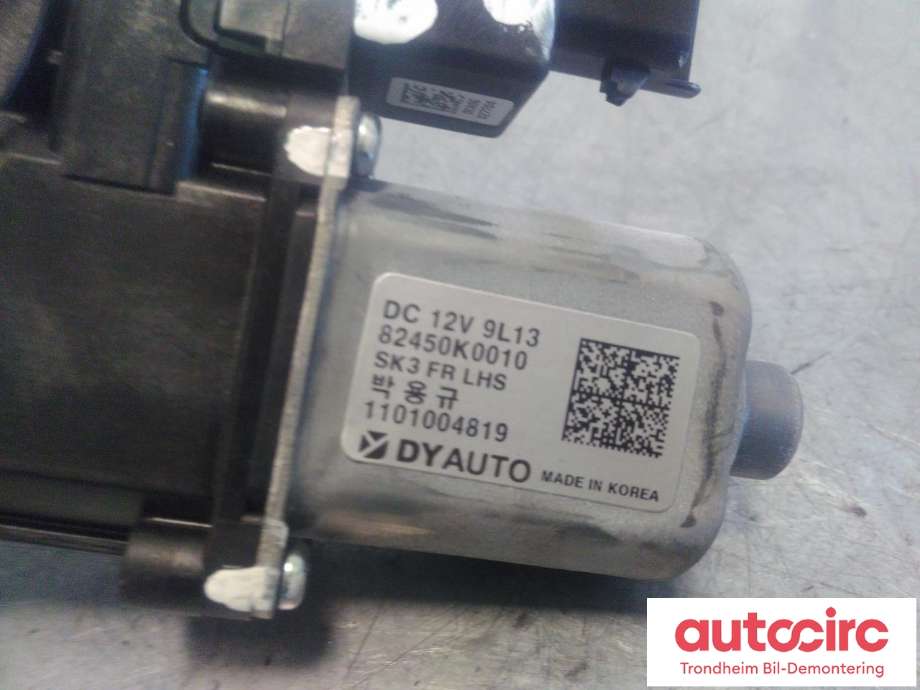 Ruteheis, kun motor, venstre foran til Kia e-Soul 2019-->> (Type III) (DYAUTO|82450K0010|)