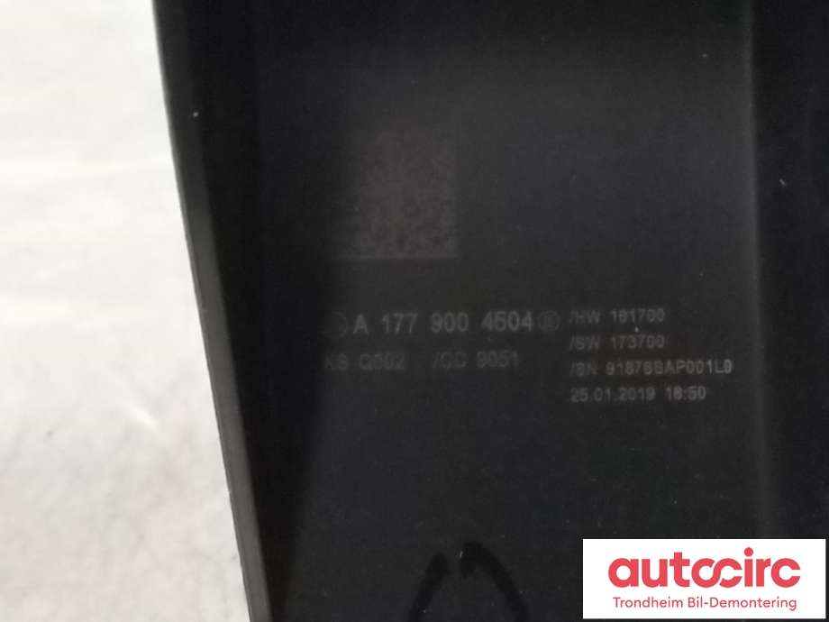 Bryter combi til Mercedes B-Klasse 2019-->> (W247) (W247) (..|A1779004504|A1779006716|)