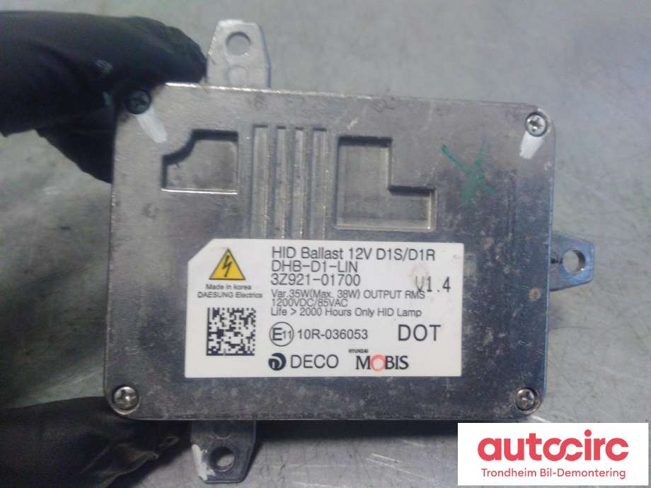 Styreenhet xenon/ballast til Kia Cee