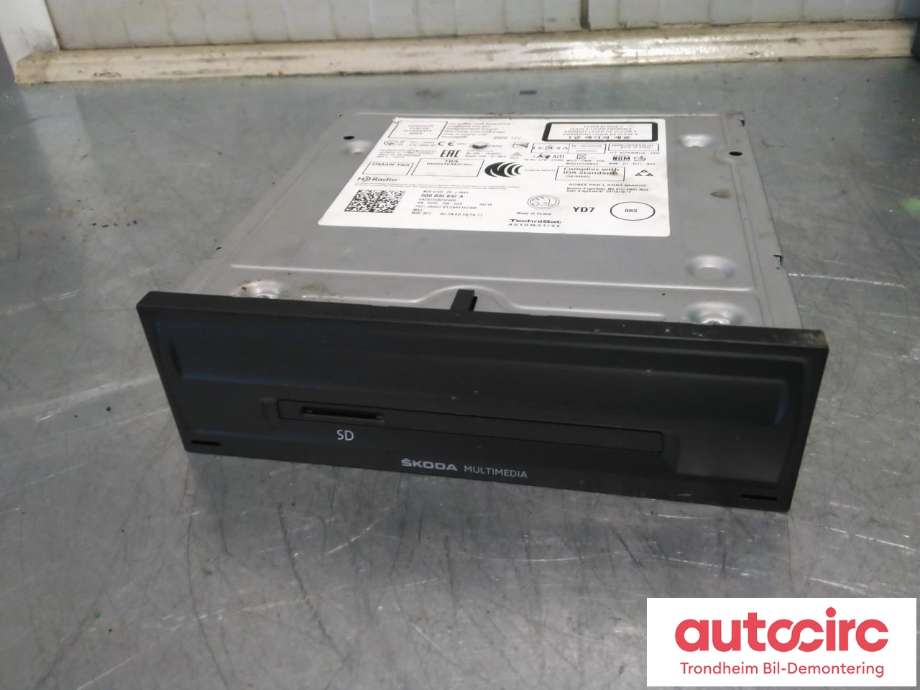 Bilstereo til Škoda Superb, 2015-->> (Type III) (..|5Q0035842A)