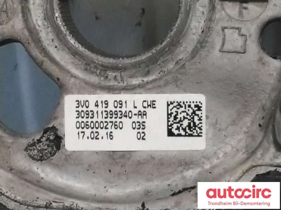 Ratt til Škoda Superb 2015-->> (Type III) (..|3V0419091L|3V0 419 091 L|)