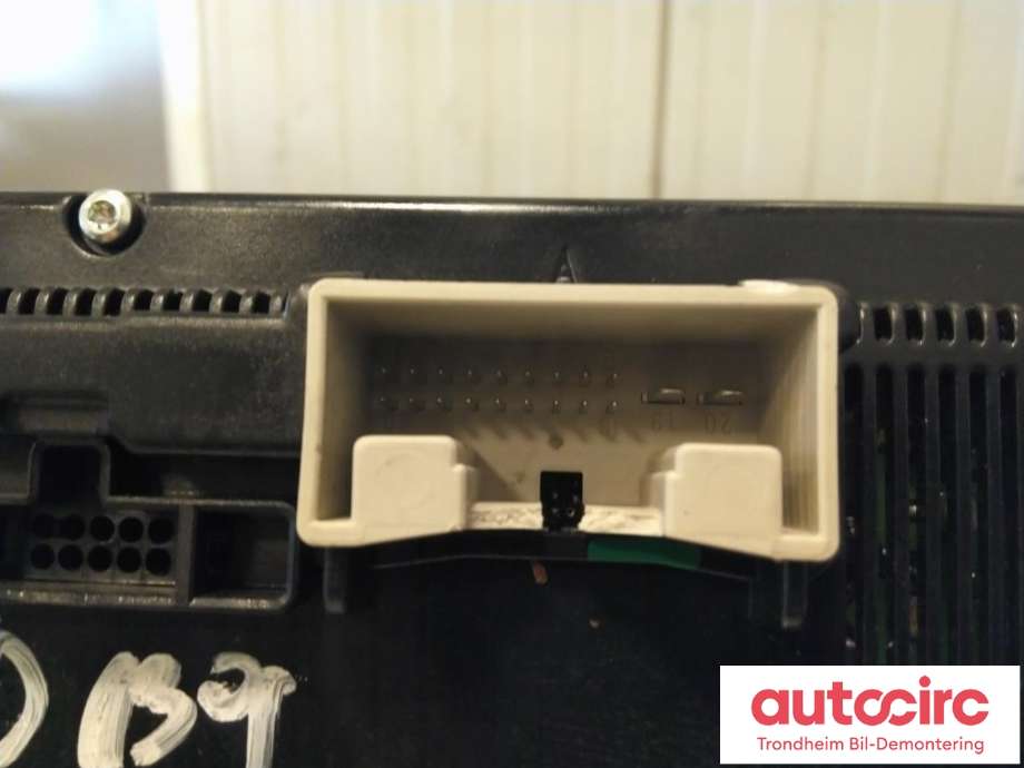 Varmeapparat betjening til VW Tiguan 2011-2016 (Type I, Fase 2) (..|5K0907044GM|5K0907044HD|)