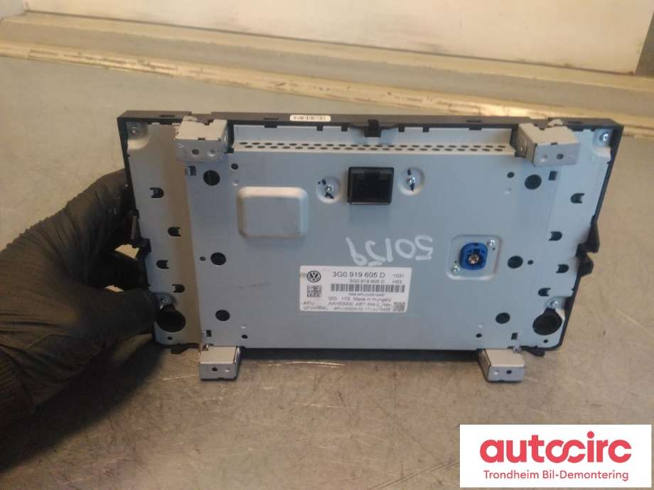 Bilstereo navigasjon skjerm til VW Passat 2015-2019 (Fase 1) (B8) (B8) (...|3G0919605D|)