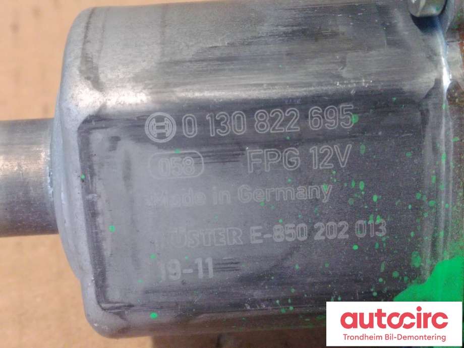 Ruteheis, kun motor, venstre bak til VW Polo 2017-2021 (Type VI, Fase 1)  (BOSCH OG KUSTER|5Q0959407|5Q0959407D|5Q0 959 407 D| 5Q0 959 407)