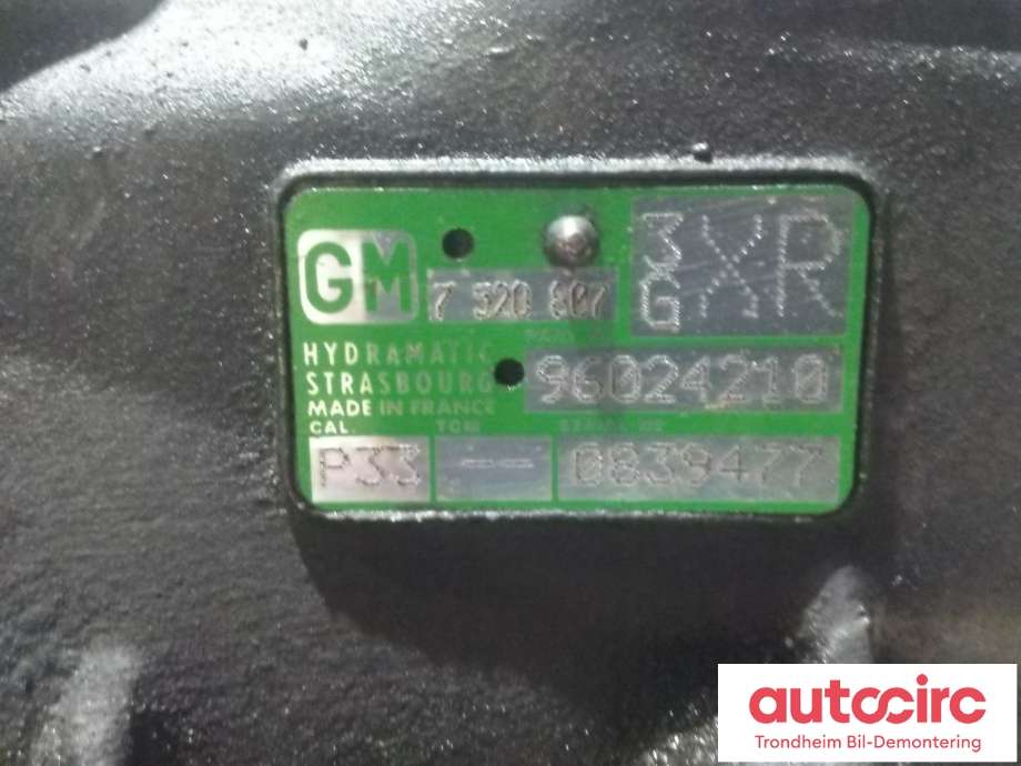 Girkasse automat til BMW 3-Serie 1998-2005 (E46) (E46) (GM|24007526092|96024210|5L40-E| A5S360R)