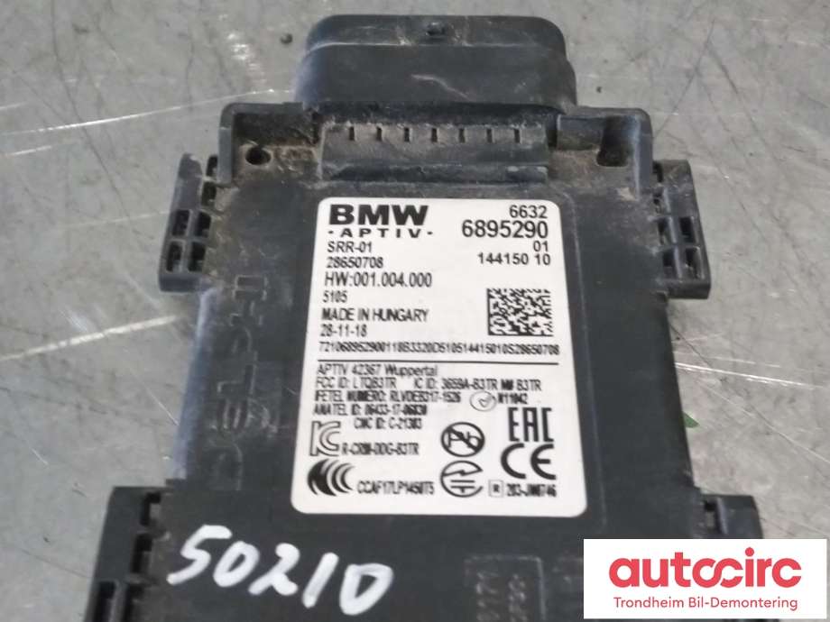 Sensor blindsone til BMW 5-Serie 2017-->> (G30/G31) (G30/G31) (..|66326895290|66326899503|66325A52AC7)