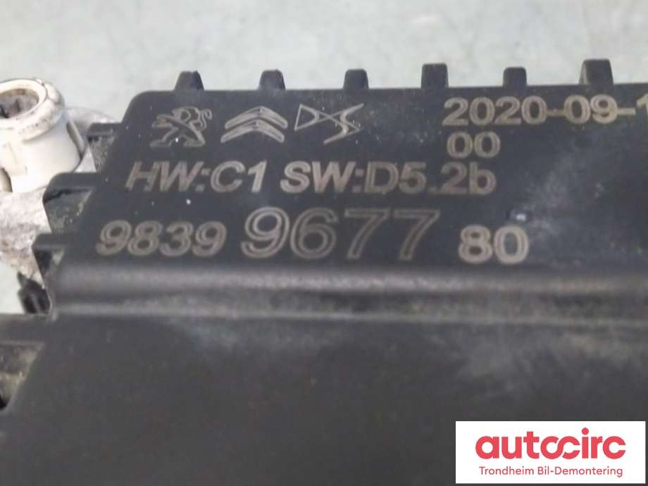 Sensor radar til Opel Corsa-e 2019-->>  (..|9839967780|)