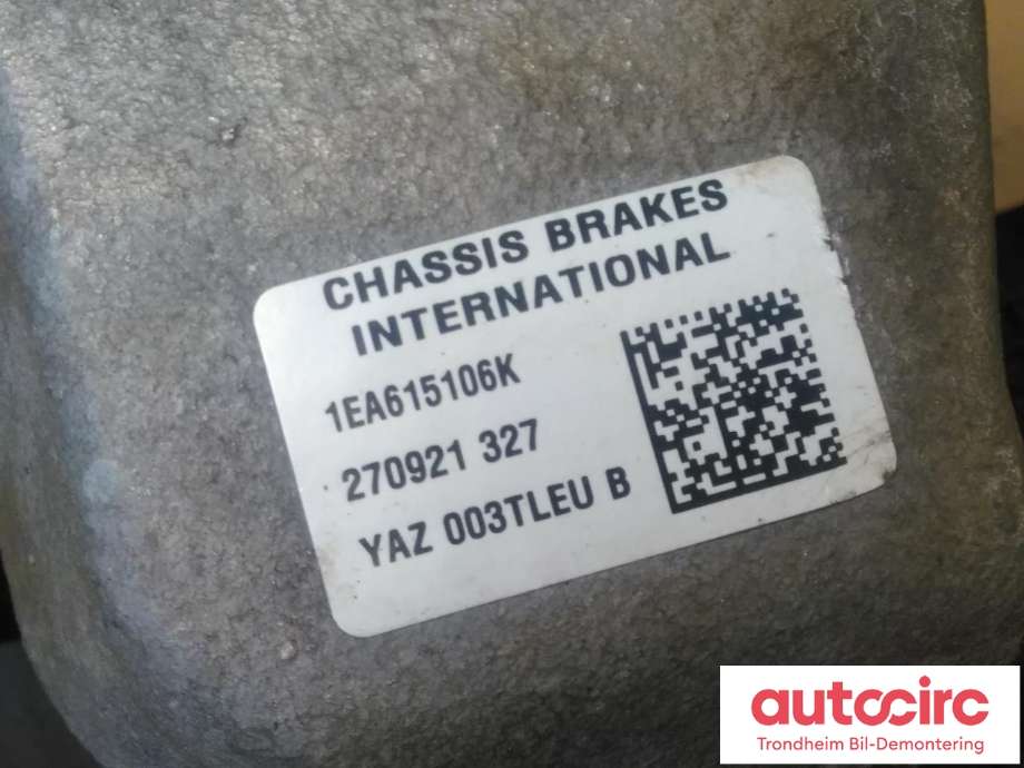 Bremsecaliper høyre foran til Audi Q4 e-tron 2021-->>  (..|1EA615106K|1EA615124B|1EA 615 124 B| 1EA 615 106 K)