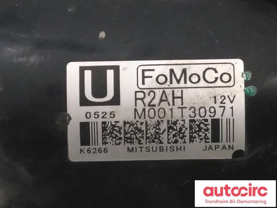 Starter diesel til Mazda 6 2010-2013 (Type II, Fase 2) (MITSUBISHI|R2AH-18-400|R2AH18400|M001T30971)