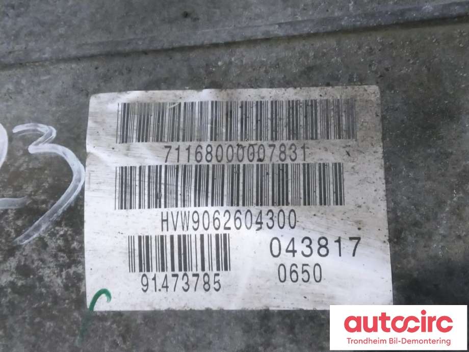 Girkasse manuell 6-trinn til VW Crafter 2006-2011 (Type I, Fase 1) (LCF|0CB300040A|0CB300040AX|LCF)